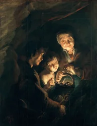 Old Woman with a Basket of Coal